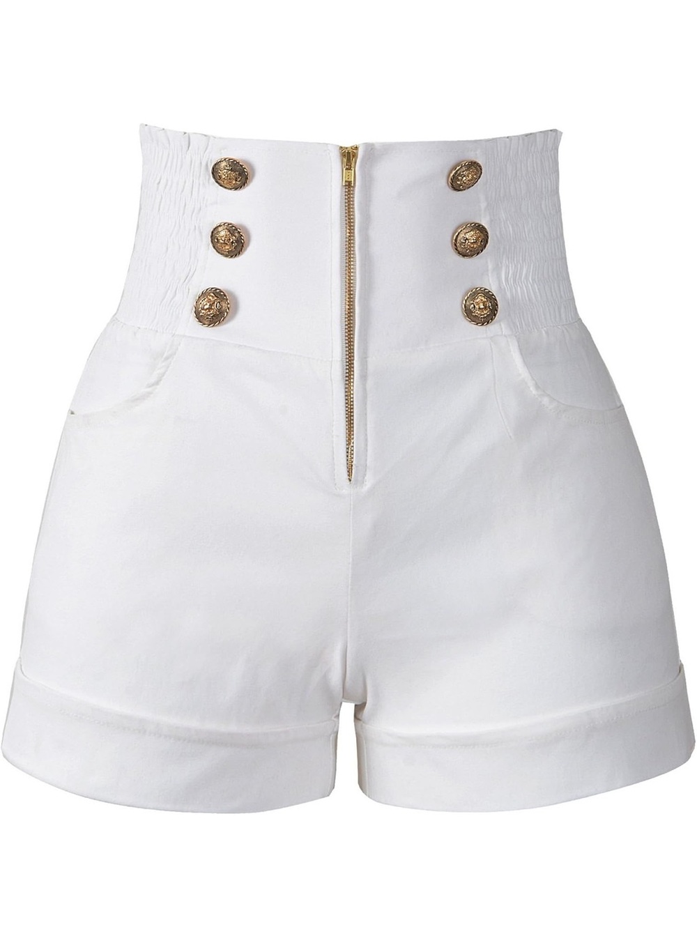 Penelope Vintage Women's 50s Retro Rockabilly Style High Waist Pinup Shorts